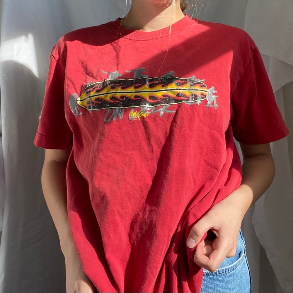 Red Skater Tee